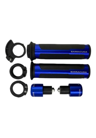 Barracuda Motosiklet Elcik Topuzlu Mavi