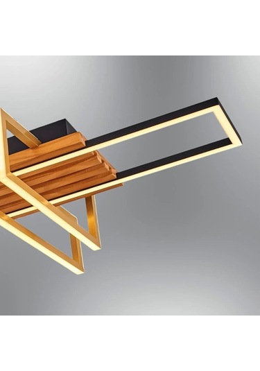 Özcan Aydınlatma 1420-1 Plafonyer Meşe Meşe