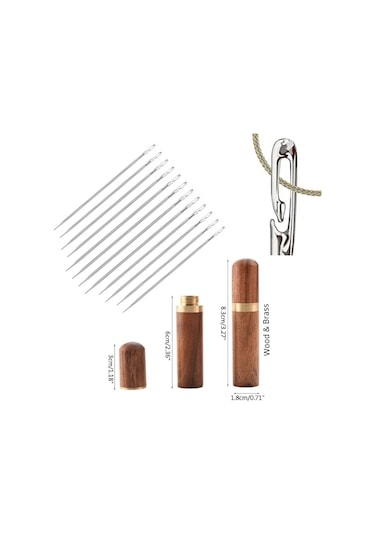 MSO VIP Kalite Ahşap Konteynerli Akıllı Dikiş İğne Set