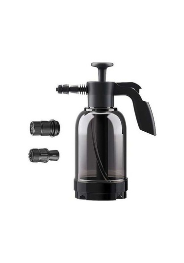 Trendooze El Tipi Basınç Pompası: 2 L, Ayarlanabilir Nozullu Püskürtücü Siyah