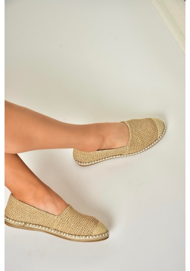 Fox Shoes D280250017 Ten Hasır Günlük Kadın Ayakkabı Ten-hasır Ten Rengi