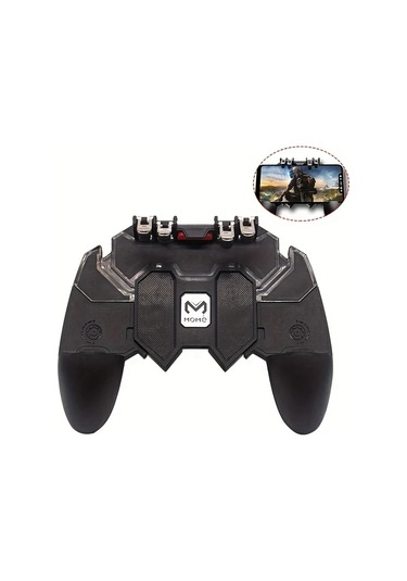 Oldfriend Ak66 Pubg Ve Honor Of Kings İçin 6 Eksenli Aim Assist Tetik Kolu Oyun Kumandası Siyah