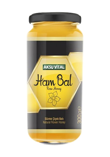 Aksu Vital Ham Bal Süzme Çiçek Balı 300 G