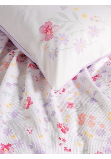 Cotton Box Estiva Çift Kişilik Pike Takımı Winsome Lila Lila