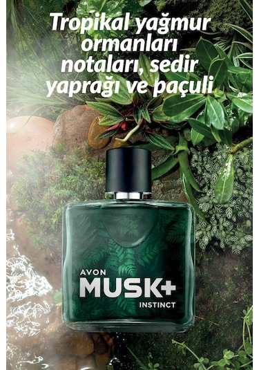 Avon Musk+ Instinct Erkek Parfüm EDT 75 ML