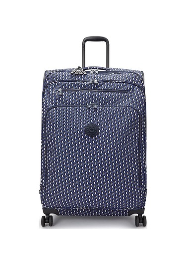 Kıplıng New Youri Spin L Büyük Boy Tekerlekli Valiz Desenli 3d K Blue Mavi