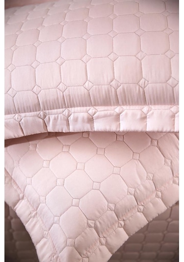 Estiva Çift Kişilik Yatak Örtüsü Pudra Pudra