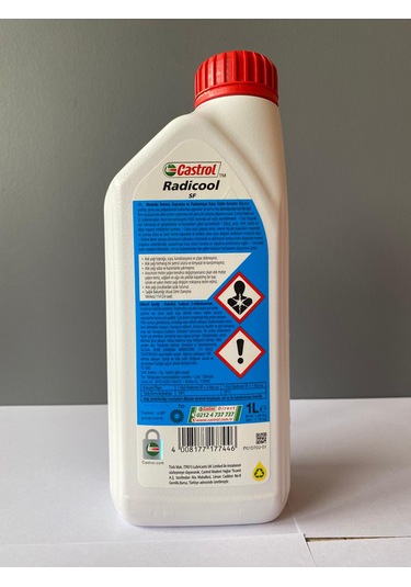 Castrol Radicool Sf Organik Kırmızı Renk 1 Litre Antifriz 06/2025 Üretim Kırmızı