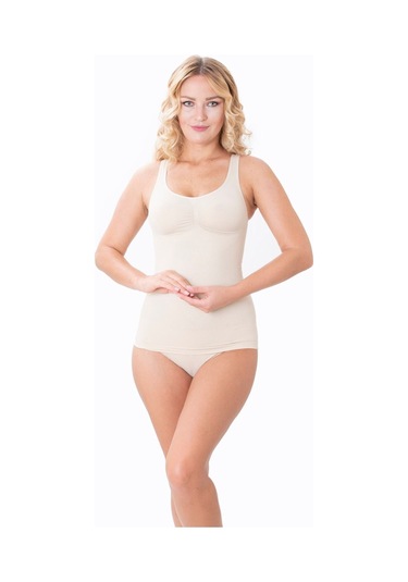 1 Beden Incelten Avantajlı 2li Paket Sıkılaştırıcı Toparlayıcı Çıtçıtlı Ve Atlet Korse Ten Renk Çıtçıtlı Ve Atlet Ten