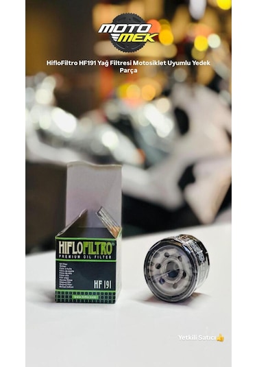 Peugeot Xp 400 Gt Hiflofiltro Hf191 Yağ Filtresi Motosiklet Uyumlu Yedek Parça