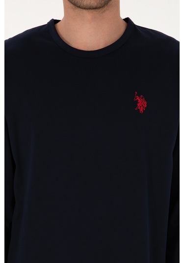 U.s. Polo Assn. Erkek Lacivert Pijama Takım 50318602-vr033 Lacivert