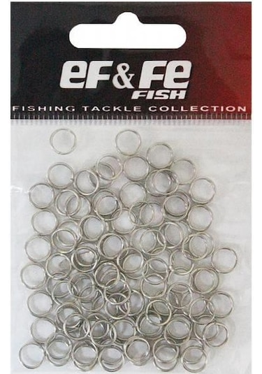 Effe Çelik Halka Split Ring Olta Halkası 100 Adet