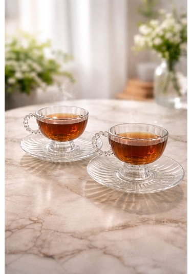 Porgold Lüx Çay Bardak Seti 160 Ml Beyaz