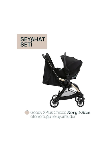 Chicco Goody Xplus Bebek Arabası Black Re Lux 08087040560000