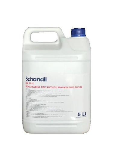 Schanall Maskeleme Sıvısı Toz Tutucu Fırın Solventi Mum 5 Litre