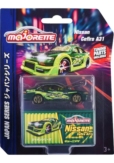 Majorette - Deluxe Japan Series Nissan Cefiro A31 Yeşil