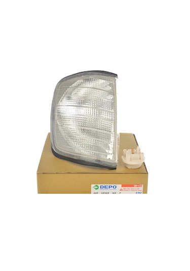 Depo Mercedes W124 Kasa 200e E200 Sağ Yolcu Tarafı Beyaz Sinyal Komple Duylu