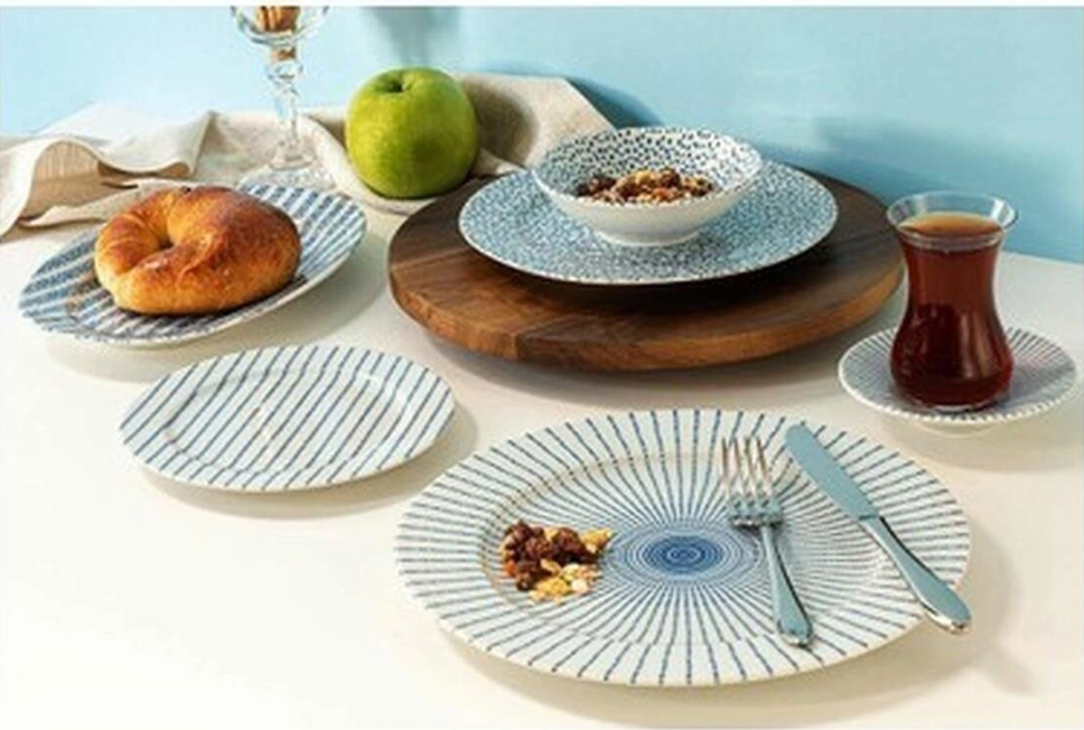 Porland Eddy 6 Kişilik 36 Parça Kahvaltı Takımı Süt Beyazı