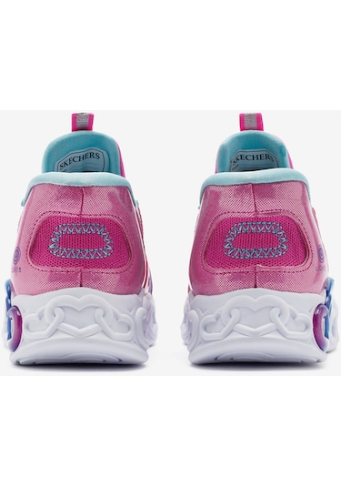 Skechers İnfinite Heart Lights Büyük Kız Çocuk Pembe Işıklı Spor Ayakkabı 303755l Pkmt Pembe