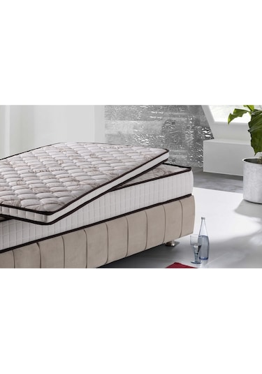 Mu&bah Ekstra Ortopedik Bamboo Lastikli Yatak Şiltesi / Yatak Pedi / Topper 5 Cm 90x190