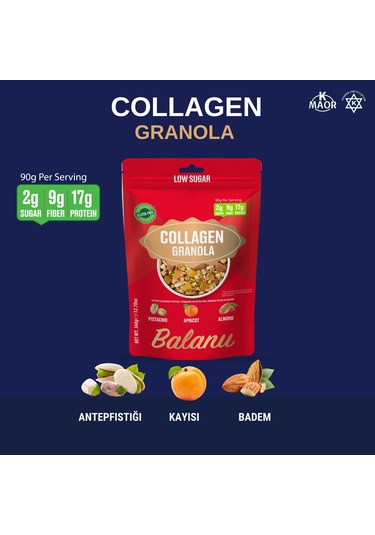 Protein & Keto & Kolajen Granola 360 Gr X 3 Adet