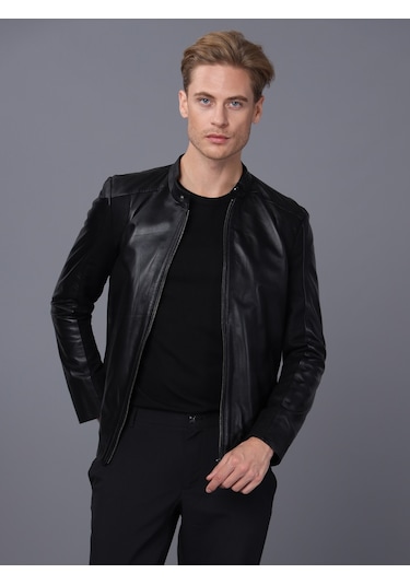 Basics&more Erkek Deri Ceket E2020 001
