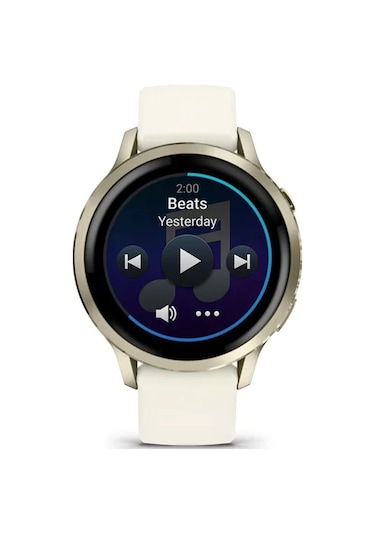 Garmin Venu 4 - 41 MM Lunar Gold Silikon Kordon Akıllı Saat (Distribütör Garantili)