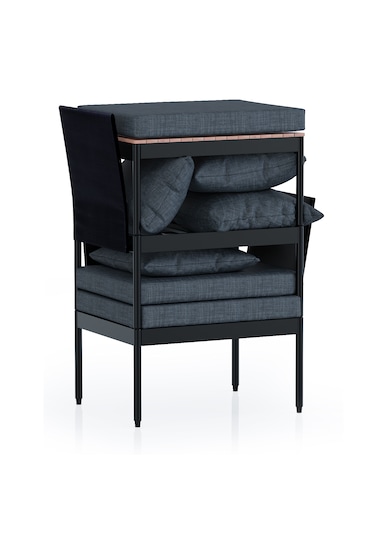 Limni Home Mini Multilounge Bahçe&balkon Mobilyası Siyah