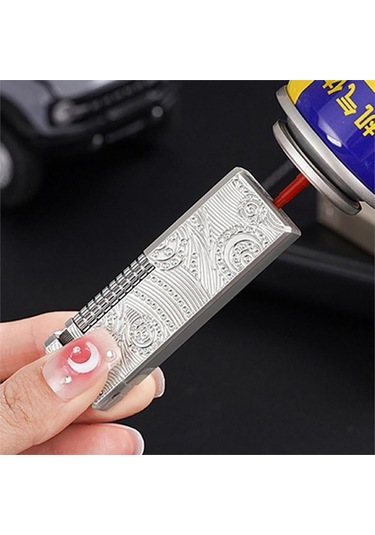 Parmida M4 Çarklı Mekanik Çakmak Gümüş