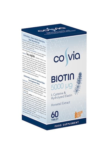 Cosvia Biotin 5000 Mcg L - Sistein & Hidrolize Elastin At Kuyruğu Eki