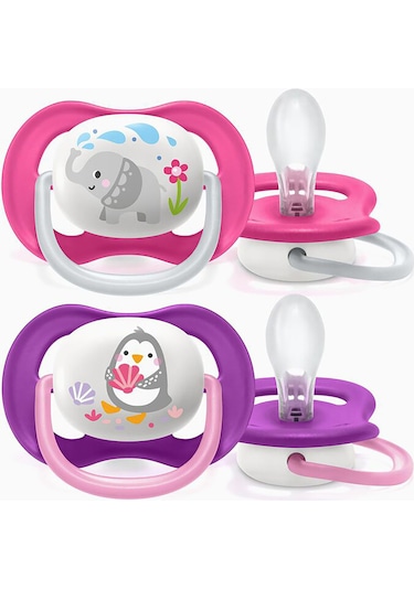 Philips Avent Ultra Air 6-18 Ay Emzik 2'li Pembe - Mor