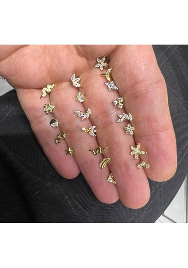 925 Ayar Gümüş Tragus Piercing