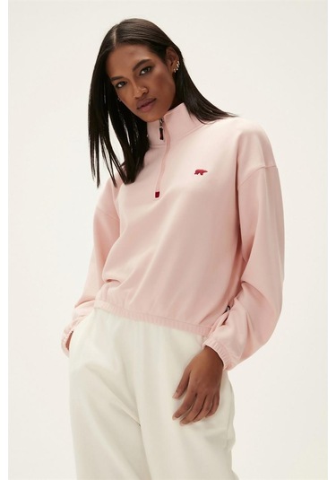 Bad Bear 22.04.12.004-c39 Scarlette Half Zip Kadın Sweatshirt 001