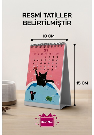 Köpek Tasarım 2026 Masa Takvimi Pytktkv027