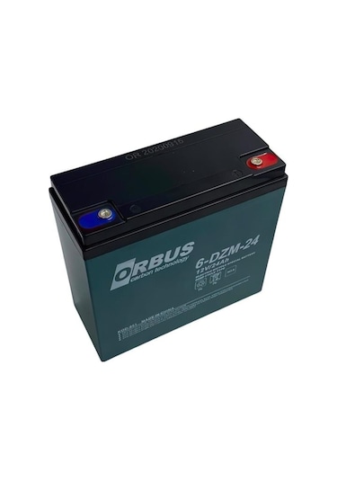 Orbus 12v 24ah 6dzm Elektrikli Bisiklet Aküsü
