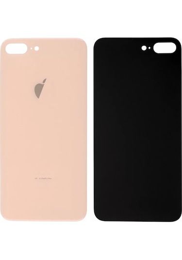 Apple Uyumlu iPhone 8 Plus Arka Cam Kapak Gold