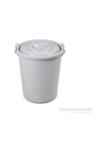 Bora Plastik Çöp Kovası 47 Lt Açık Gri