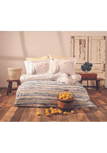 Apricitas Home Marinero Çift Kişilik %100 Pamuklu Nevresim Takımı