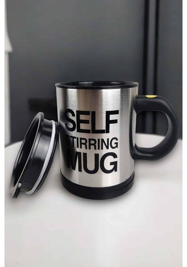 Northcity Self Stirring Mug Kupa - Karıştırıcı Özellikli Paslanmaz Çelik Termos