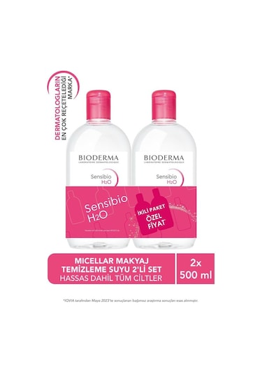 Bioderma Sensibio H2O 2 x 500 ML