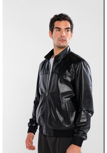 Tamer Tanca Erkek Hakiki Deri Siyah Deri Mont 415 Klj-2575 Erk Dr Mont Y25 Sıyah Derı Siyah