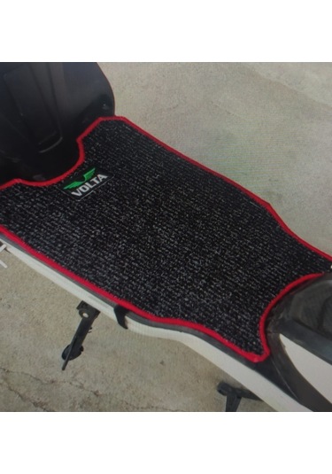 Elektrikli Motosiklet Paspas Volta Vsx Uyumlu Kırmızı Kenar