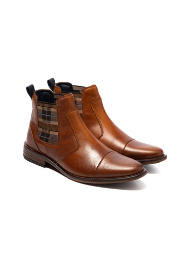 Bot Erkek 1158 001 Wk-john May Orkut Suede Cognac Kahve