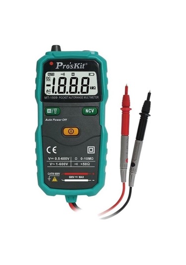 Proskit MT-1509 Cep Tipi Otomatik Multimetre Ölçü Alet