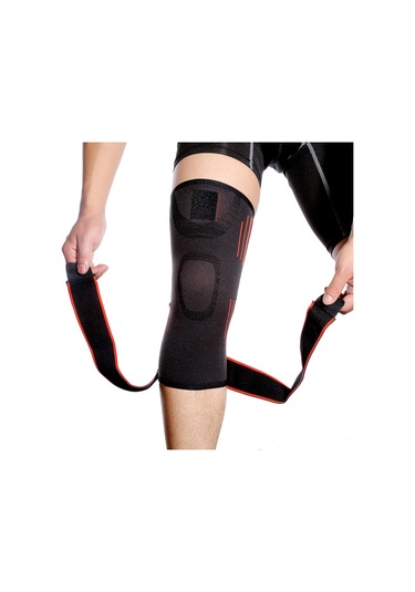 Yuntech01 Yeni Nesil Kaymaz Spor Dizlik - Koşu, Basketbol Ve Bisiklet İçin Mükemmel Koruma Turuncu, M Çok Renkli