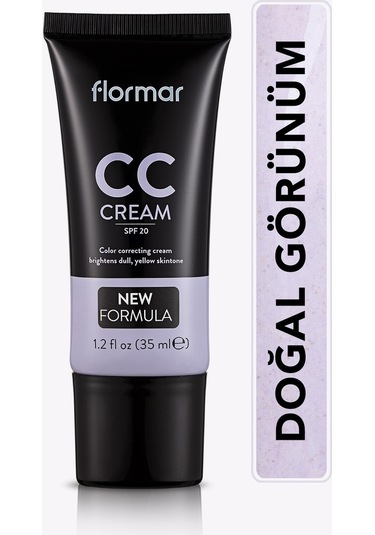 Flormar Solgun Görünüm Önlemeye Yardımcı Cc Krem (LİLA)-Cream-01 Antıdullness-8690604534708