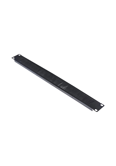 Lande 19 1u Sabit Rack Raf Siyah Kabinet İçi Montaj Rafı