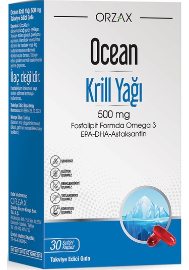 Krill Oil 500 Mg 30 Kapsül