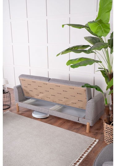 Bohera Bohem Koltuk Üç Kişilik Koltuk Açık Gri Açık Gri