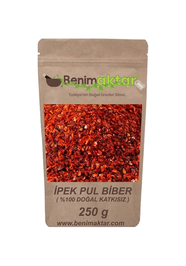BenimAktar Katkısız İpek Biber 250 G